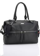 Storksak Caroline Black Leather Changing Bag